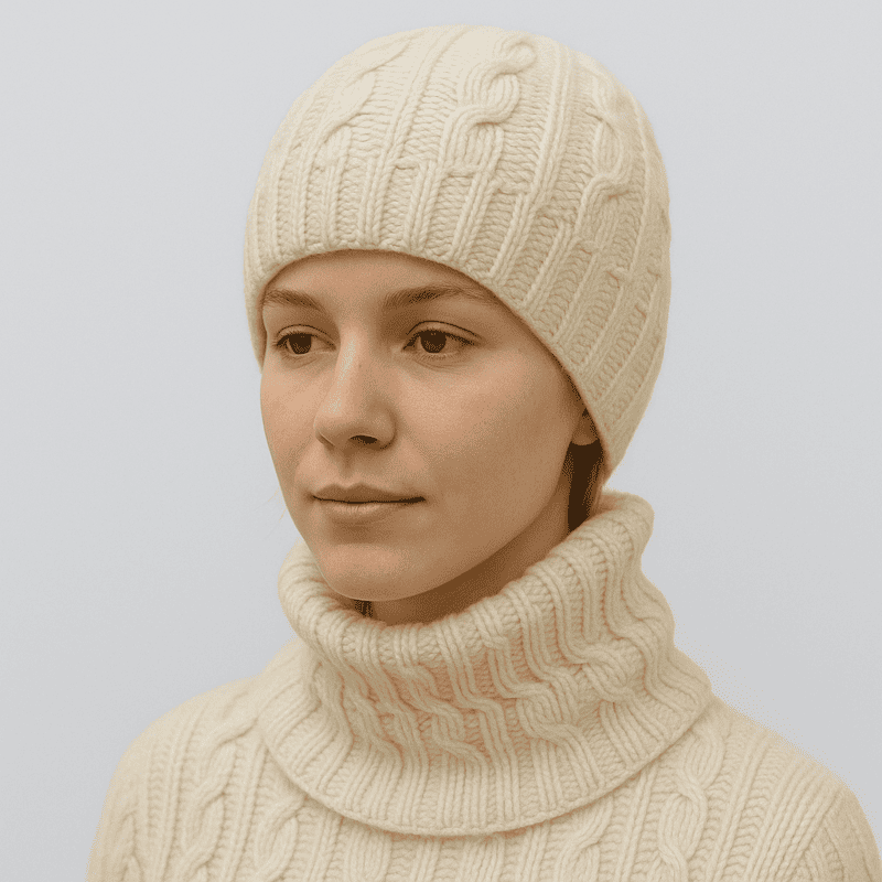 CAPPELLO CON SCALDACOLLO BUCANEVE DONNA