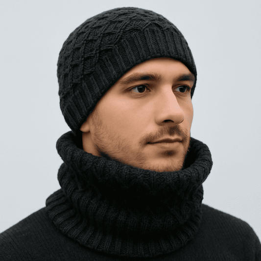CAPPELLO CON SCALDACOLLO BUCANEVE UOMO
